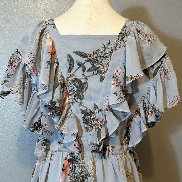 JessaKae collection women’s floral tiered with drawstring size L - Picture 6 of 11